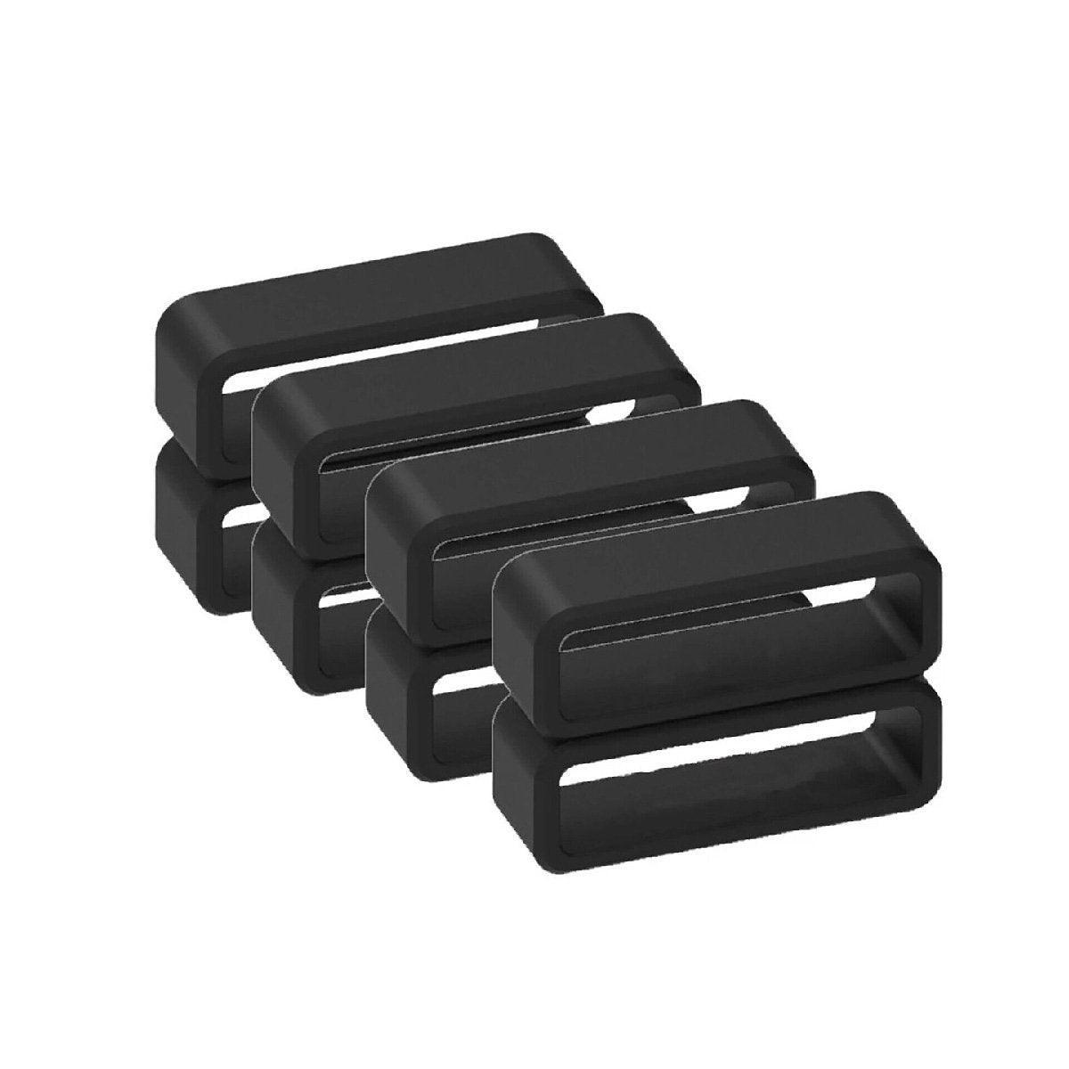 4/8pcs Watch Silicone Gel Ring Bracelet Rubber Bands for Men Women Fashion - 24mm-4pcs V528-STRAP-CLASP-24MM-4PCS-309461