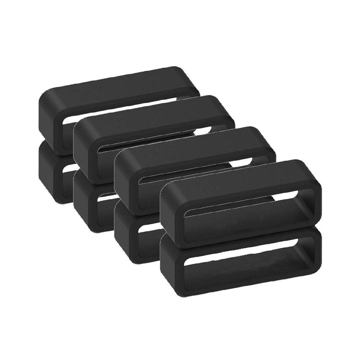 4/8pcs Watch Silicone Gel Ring Bracelet Rubber Bands for Men Women Fashion - 24mm-4pcs V528-STRAP-CLASP-24MM-4PCS-309461