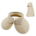 Women Roll Up Sun Visor Wide Brim Straw Hat Summer Foldable UV Protection Cap - Beige V528-STRAW-HAT-BEIGE-982506