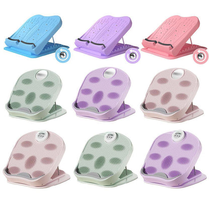 Inclined Pedal Leg Stretcher Multifunctional Stretching Plate Exercise Tool - Pink-Basic V528-STRETCH-BOARD-PINK-JC-291437