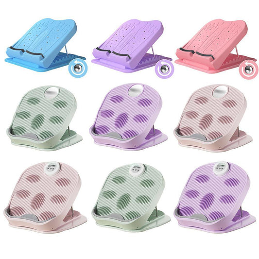 Inclined Pedal Leg Stretcher Multifunctional Stretching Plate Exercise Tool - Pink-Basic V528-STRETCH-BOARD-PINK-JC-291437