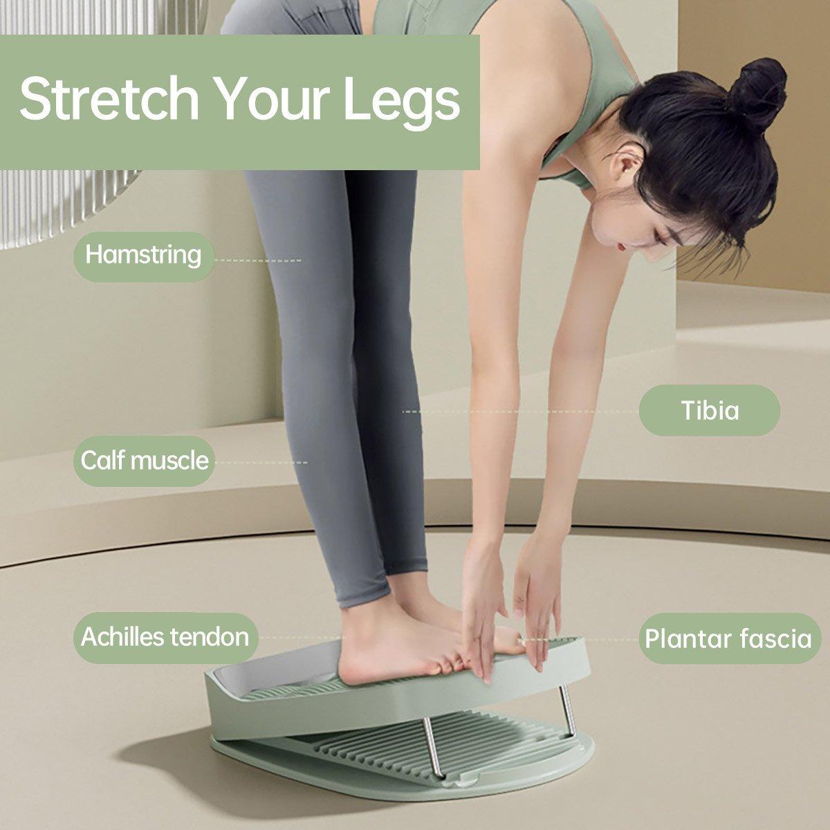 Inclined Pedal Leg Stretcher Multifunctional Stretching Plate Exercise Tool - Pink-Basic V528-STRETCH-BOARD-PINK-JC-291437