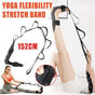 Yoga Flexibility Stretch Band Leg Fascia Stretcher Strap Ballet Gym Trainer V528-STRETCHBELT-BLACK-17637