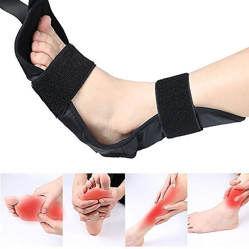 Yoga Flexibility Stretch Band Leg Fascia Stretcher Strap Ballet Gym Trainer V528-STRETCHBELT-BLACK-17637