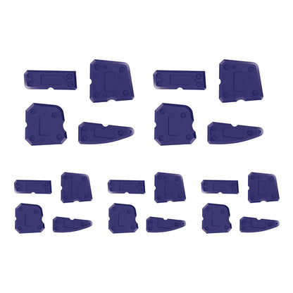 20pcs Caulk Smear Scraper Set Kitchen Bathroom Sink Sealant Joint Finishing Tool - Sky Blue V528-STRICKLE-5SET-SKY-BLUE-942058