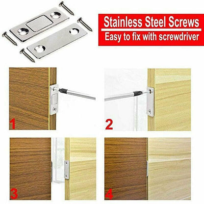 8Pcs Strong Magnetic Door Catch Ultra Thin For Door Cabinet Cupboard Glass Latch V528-STRONGMAGNETIC-8PCS-566741