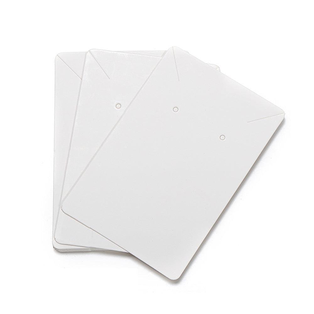 40pcs Jewellery Display Cards Necklace Earring Holder Kraft Paper 6x9cm - Yellow V528-STUDLINGCARD-YELLOW-26967