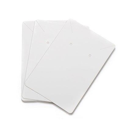 40pcs Jewellery Display Cards Necklace Earring Holder Kraft Paper 6x9cm - Yellow V528-STUDLINGCARD-YELLOW-26967