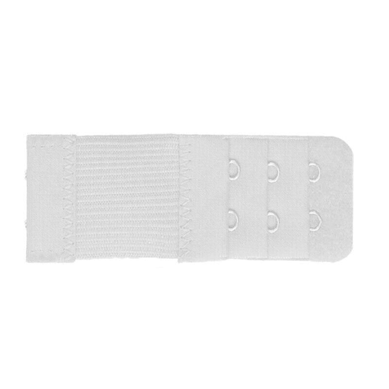 Maternity Strap Clip On Bra Extender Extension 2 Hooks Ladies Plus Size - White V528-STYLE-2HOOKS-COLOUR-WHITE47188