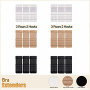 Maternity Strap Clip On Bra Extender Extension 2 Hooks Ladies Plus Size - White V528-STYLE-2HOOKS-COLOUR-WHITE47188