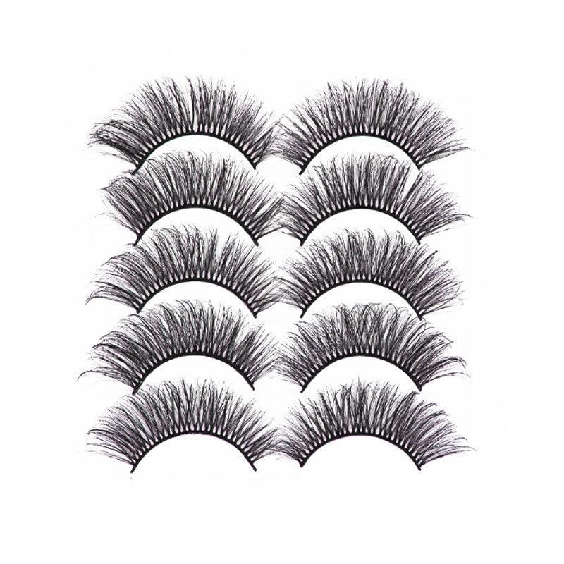 5 Pairs 3D Thick Mink Fake False Eyelashes Natural Long Wispy Makeup Lashes Au - 3D-51 V528-STYLE-3D-5147468