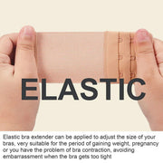 Maternity Strap Clip On Bra Extender Extension 3 Hooks Ladies Plus Size - Beige V528-STYLE-3HOOKS-COLOUR-BEIGE94825