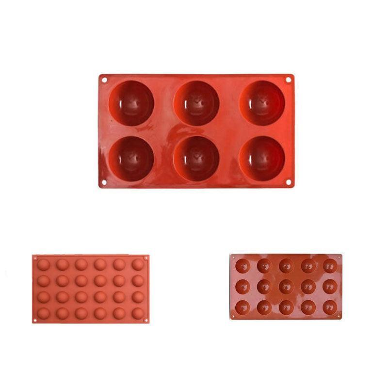 Soap Mold Cake Mould Kitchen Accessories Kitchenware Silicone Gel Baking Tools - 6 semicircle V528-STYLES-6SEMICIRCLE69831