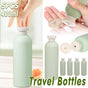 5PCS Green Squeeze Bottles Refillable Plastic Liquid Soap Lotion Travel Use V528-SUB-BOTTLE-4PCS-400ML-584361