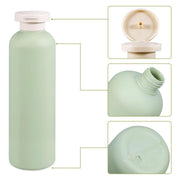 5PCS Green Squeeze Bottles Refillable Plastic Liquid Soap Lotion Travel Use V528-SUB-BOTTLE-4PCS-400ML-584361