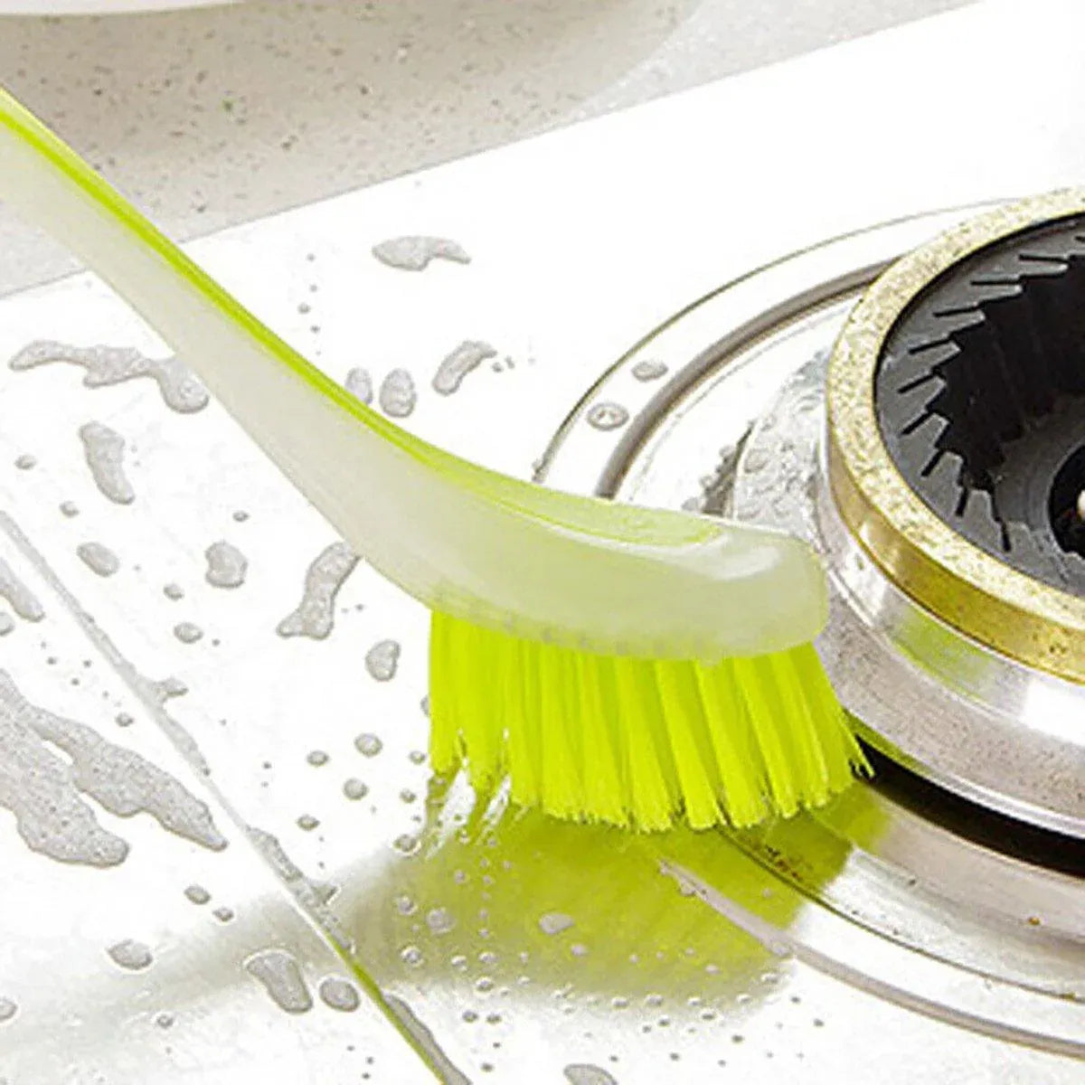 Multi Functional Long Handle Cleaning Brush Vertical Suction Kitchen Brush - 3-Colour Set V528-SUCTION-CUP-BRUSH-3COLOUR-322023