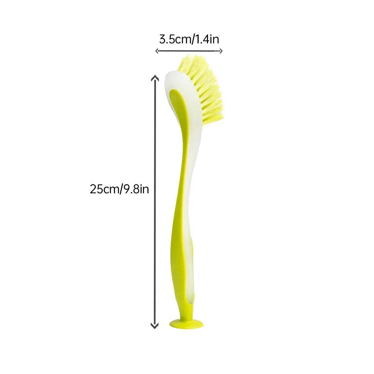 Multi Functional Long Handle Cleaning Brush Vertical Suction Kitchen Brush - Blue V528-SUCTION-CUP-BRUSH-BLUE-106548
