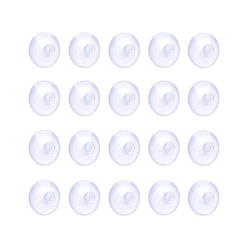 20Pcs 20/40Mm Suction Cups Caps Suckers Aquarium Fish Tank Glass Hanger Pads - 20MM V528-SUCTIONCUP-20MM-20PCS-38499