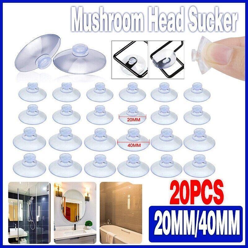 20Pcs 20/40Mm Suction Cups Caps Suckers Aquarium Fish Tank Glass Hanger Pads - 40MM V528-SUCTIONCUP-40MM-20PCS-99208