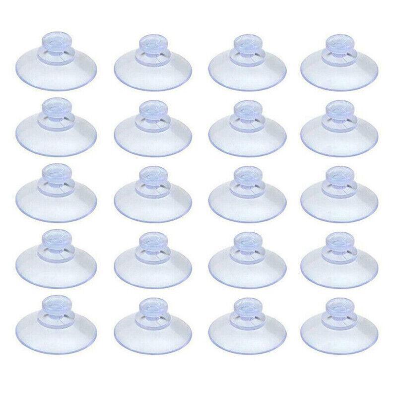 20Pcs 20/40Mm Suction Cups Caps Suckers Aquarium Fish Tank Glass Hanger Pads - 40MM V528-SUCTIONCUP-40MM-20PCS-99208