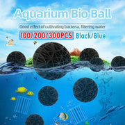 100-300X Bio Balls Aquarium Marine Fish Tank Pond Sump Filter Media Biological - Blue 100PCS V528-SUMPFILTERMEDIA-100PCS-BLUE-593434