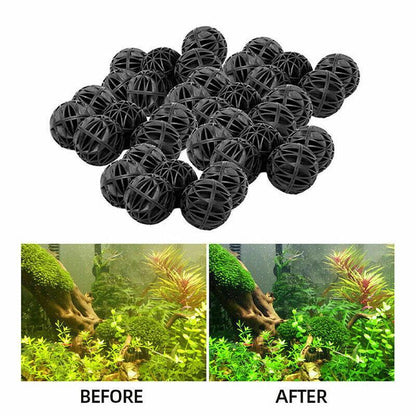 100-300X Bio Balls Aquarium Marine Fish Tank Pond Sump Filter Media Biological - Blue 100PCS V528-SUMPFILTERMEDIA-100PCS-BLUE-593434