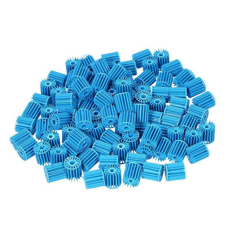 100-300X Bio Balls Aquarium Marine Fish Tank Pond Sump Filter Media Biological - Blue 100PCS V528-SUMPFILTERMEDIA-100PCS-BLUE-593434