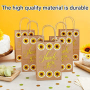 2 Rolls Sunflower Stickers Handmade Flower Decoration Labels for Craft Projects V528-SUNFLOWER-STICKER-2ROLL-647758