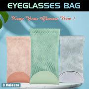 Mouth Snapped Sunglasses Eyeglass Glasses Case Soft Pouch Bag Pocket Spectacle - Light Green V528-SUNGLASSES-BAG-LIGHTGREEN-581298