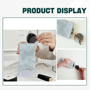 Mouth Snapped Sunglasses Eyeglass Glasses Case Soft Pouch Bag Pocket Spectacle - Light Green V528-SUNGLASSES-BAG-LIGHTGREEN-581298