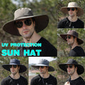 Outdoor Uv Protection Sun Hat Wide Brim Cap Quick-Drying Hat For Fishing Hiking - Beige V528-SUNHAT-BEIGE-269458