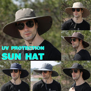 Outdoor Uv Protection Sun Hat Wide Brim Cap Quick-Drying Hat For Fishing Hiking - Beige V528-SUNHAT-BEIGE-269458