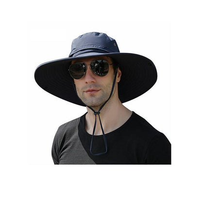 Outdoor Uv Protection Sun Hat Wide Brim Cap Quick-Drying Hat For Fishing Hiking - Beige V528-SUNHAT-BEIGE-269458