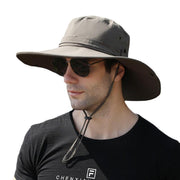 Outdoor Uv Protection Sun Hat Wide Brim Cap Quick-Drying Hat For Fishing Hiking - Green V528-SUNHAT-GREEN-433401