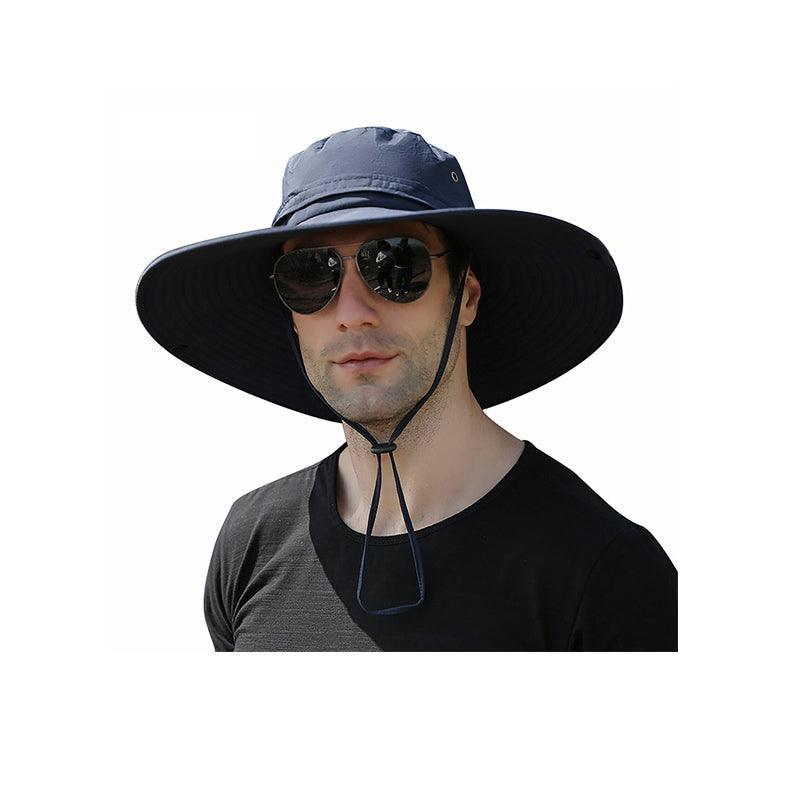 Outdoor Uv Protection Sun Hat Wide Brim Cap Quick-Drying Hat For Fishing Hiking - Green V528-SUNHAT-GREEN-433401