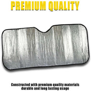 Car Windscreen Sun Shade Heat Reflective Windshield Front Rear Window Uv Block - 140*70 V528-SUNSHADE-140-70-386059