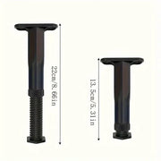 4pcs Adjustable Bed Frame Feet Ribbed Furniture Support Legs Sturdy Foundation V528-SUPPORT-4PCS-442483