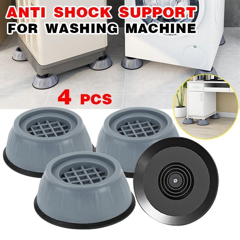 4x Washing Machine Support Pads Anti Vibration Leg Stopper Foot Pad Feet Pads - Small V528-SUPPORTPADS-S-729911