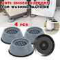 4x Washing Machine Support Pads Anti Vibration Leg Stopper Foot Pad Feet Pads - Small V528-SUPPORTPADS-S-729911