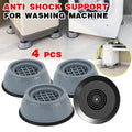 4x Washing Machine Support Pads Anti Vibration Leg Stopper Foot Pad Feet Pads - Small