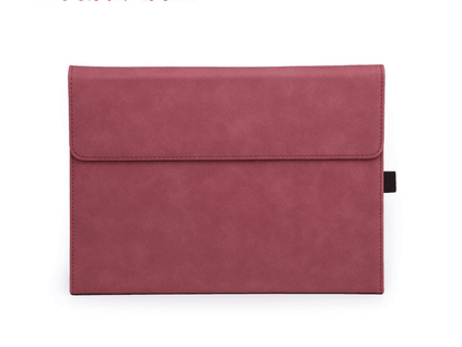 Premium Leather Case Cover Protector For Microsoft Surface Pro 8 - Red V528-SURFACEPRO8-RED-02245