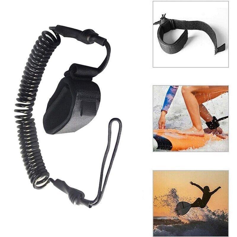 3m Coiled Surfboard Leash Paddleboard Ankle Wrist Strap for SUP V528-SURFINGROPE-812449