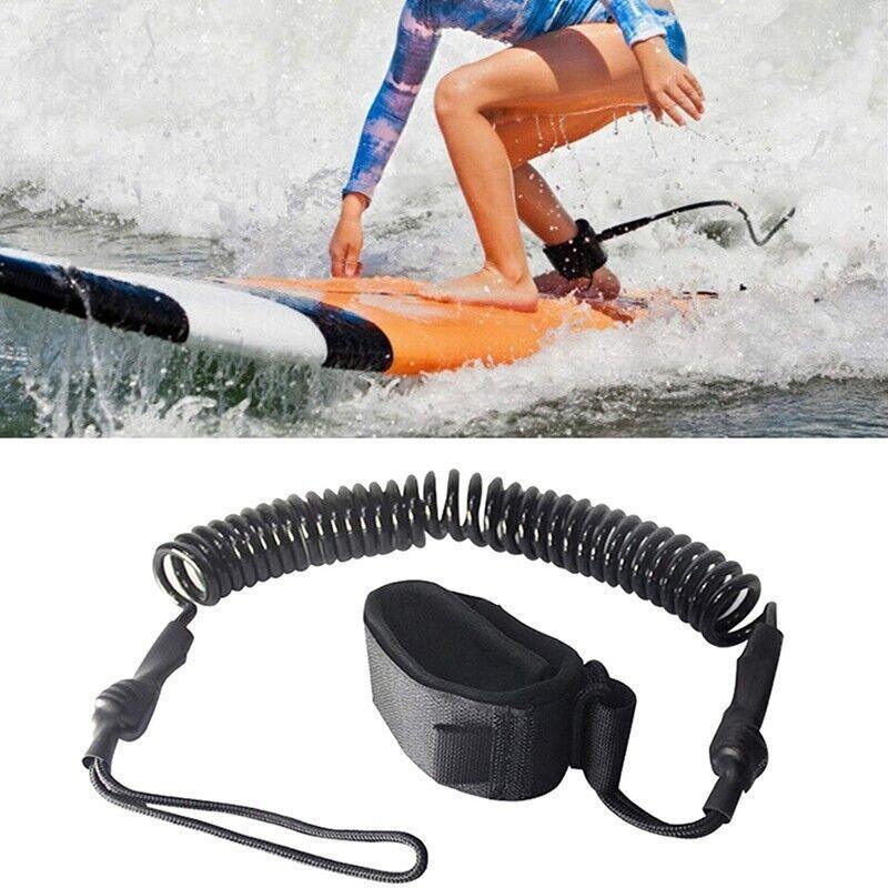 3m Coiled Surfboard Leash Paddleboard Ankle Wrist Strap for SUP V528-SURFINGROPE-812449