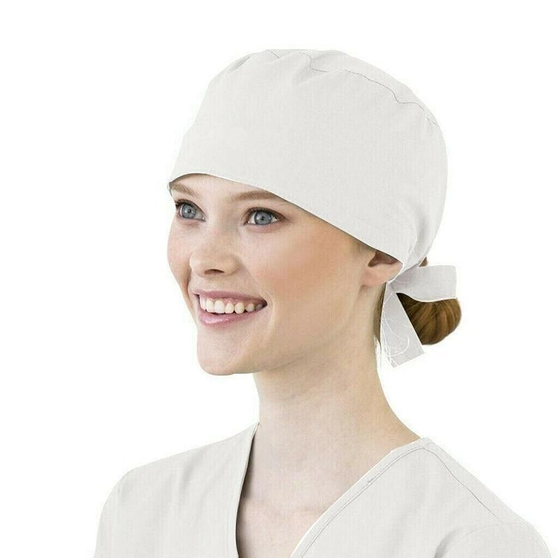 100% Cotton Unisex Surgical Scrub Cap for Doctors & Nurses - Blue V528-SURGICALSCRUBCAP-BLUE-90513