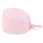 100% Cotton Unisex Surgical Scrub Cap for Doctors & Nurses - Pink V528-SURGICALSCRUBCAP-PINK-75663