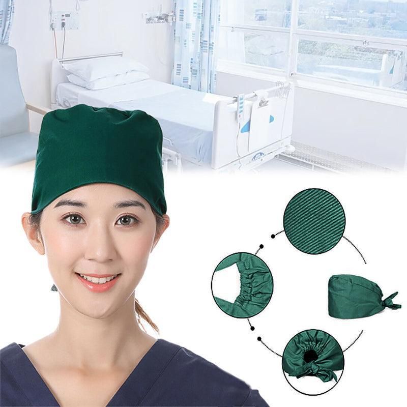 100% Cotton Unisex Surgical Scrub Cap for Doctors & Nurses - Pink V528-SURGICALSCRUBCAP-PINK-75663