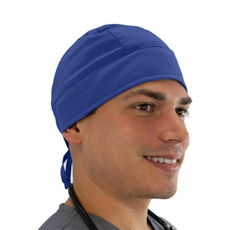 100% Cotton Unisex Surgical Scrub Cap for Doctors & Nurses - Pink V528-SURGICALSCRUBCAP-PINK-75663