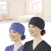 100% Cotton Unisex Surgical Scrub Cap for Doctors & Nurses - White V528-SURGICALSCRUBCAP-WHITE-19927