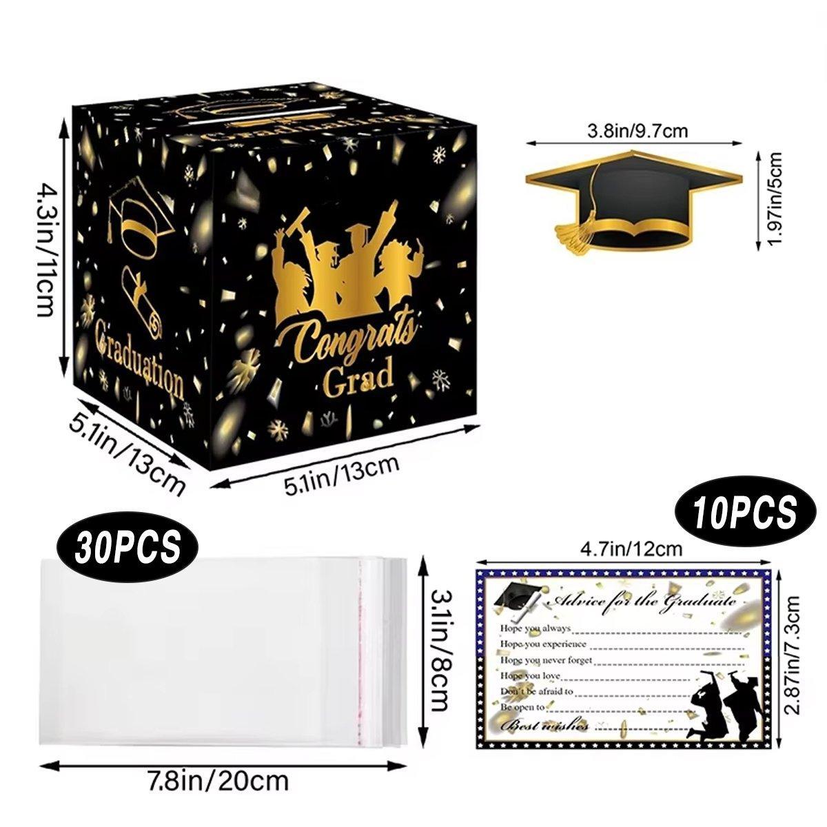 Birthday Creative Money-drawing Gift Box Graduation Party Money Drawing Box V528-SURPRISEBOXBLACKFINISHSCHOOL-539350