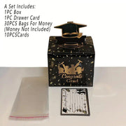 Birthday Creative Money-drawing Gift Box Graduation Party Money Drawing Box V528-SURPRISEBOXBLACKFINISHSCHOOL-539350
